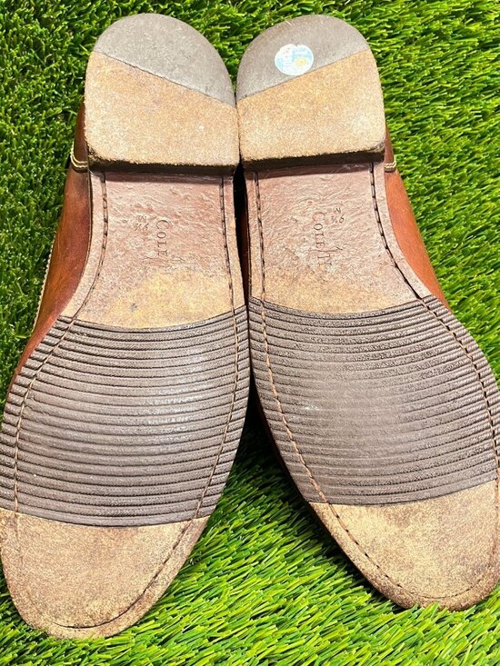 Cole Haan Country Handsewn Mens Size 9.5 Brown Classic Pinch Tassel Loafer Shoes main image 6